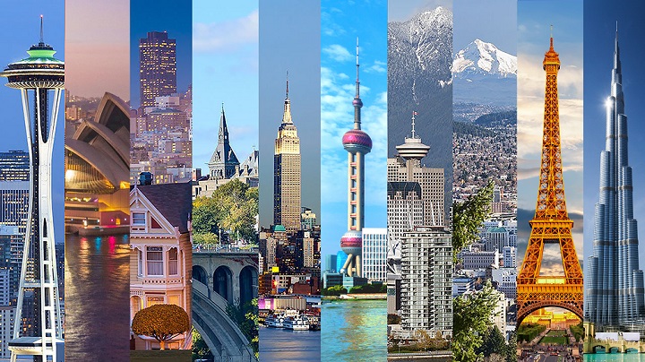 Vitesse Worldwide global coverage map — 1,000+ cities across 111 countries