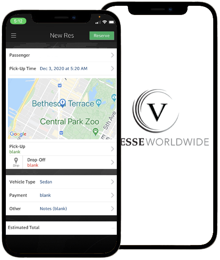 Vitesse Worldwide mobile app for iOS and Android