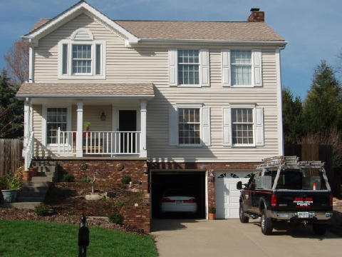 Storm damage roof repair